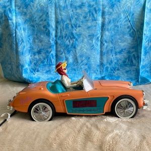 Barbie Austin Healy Convertible Clock Radio Alarm Clock